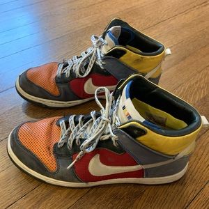 Nike Dunk high top premium rainbow Be True Collection men’s sneakers